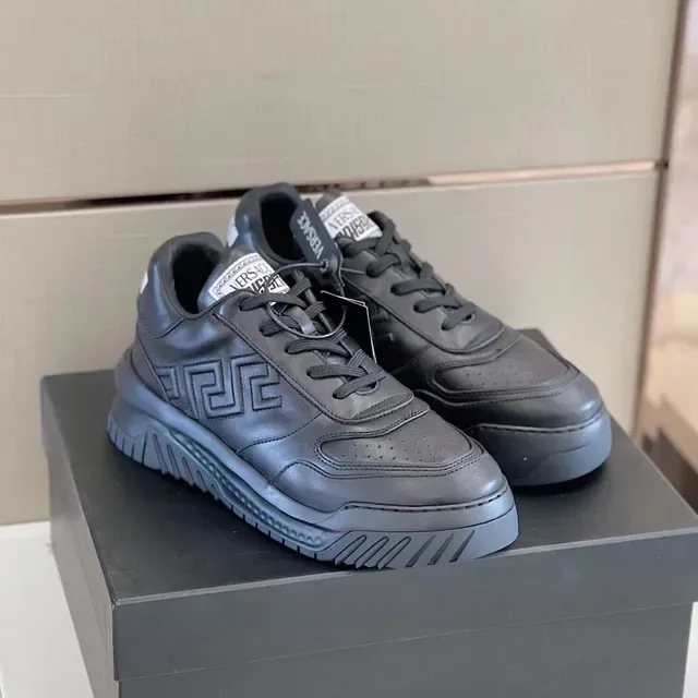 Versace Odissea Sneakers Lifestyle en Cuir Monochrome 8
