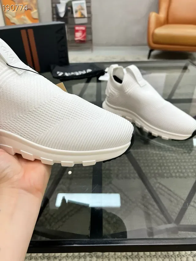 Zegna Oasi Knit Slip-On sneakers lifestyle blancs 5