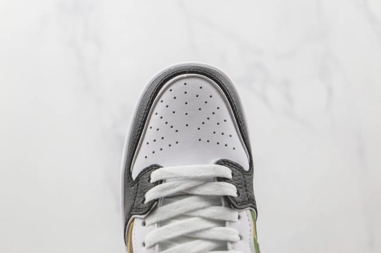 A Bathing Ape BAPE STA ABC Camo Chaussures de Skate Noir et Blanc 6