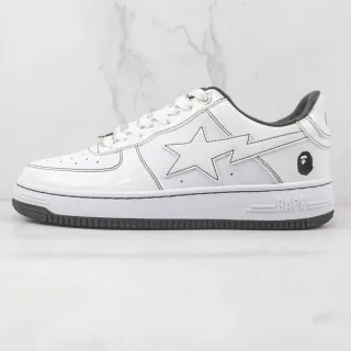 A Bathing Ape BAPE STA White Black Lifestyle Sneakers