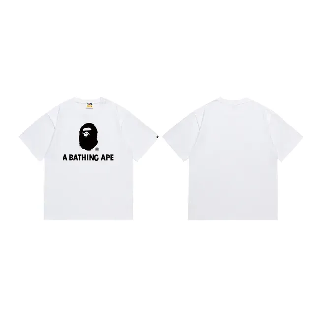 A Bathing Ape Graphic Crew Neck Black T-Shirt 4