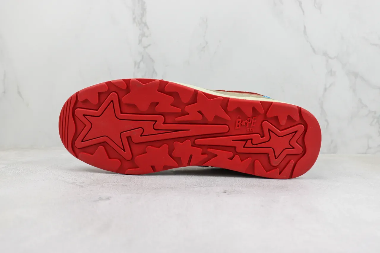 A Bathing Ape حذاء أسلوب حياة بطابع النجم بلوس كولر 8
