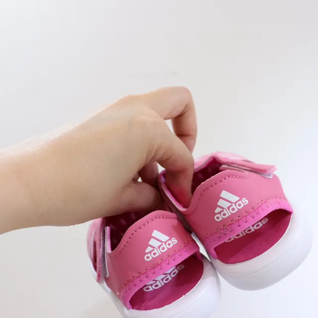 Adidas Adilette Aqua White Pink sandales casuales à enfiler avec tige perforé 15
