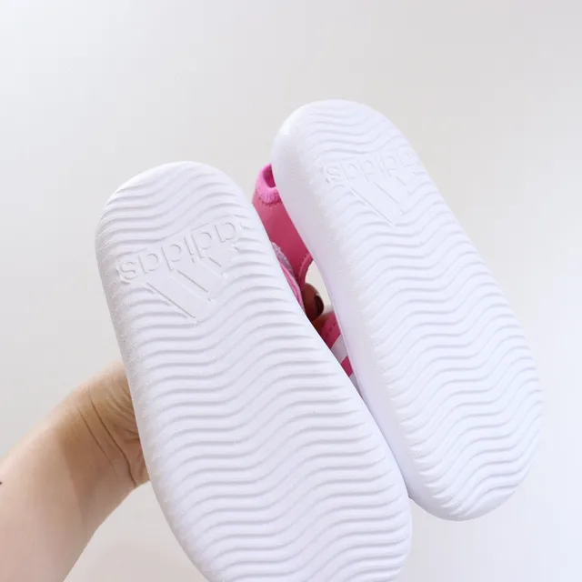Adidas Adilette Aqua White Pink sandales casuales à enfiler avec tige perforé 20