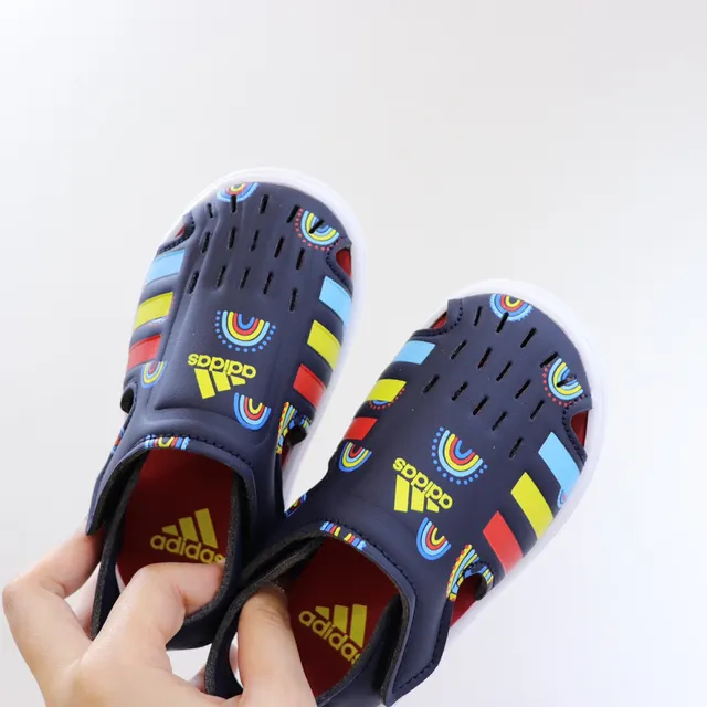 Adidas Adilette Aqua White Pink sandales casuales à enfiler avec tige perforé 22