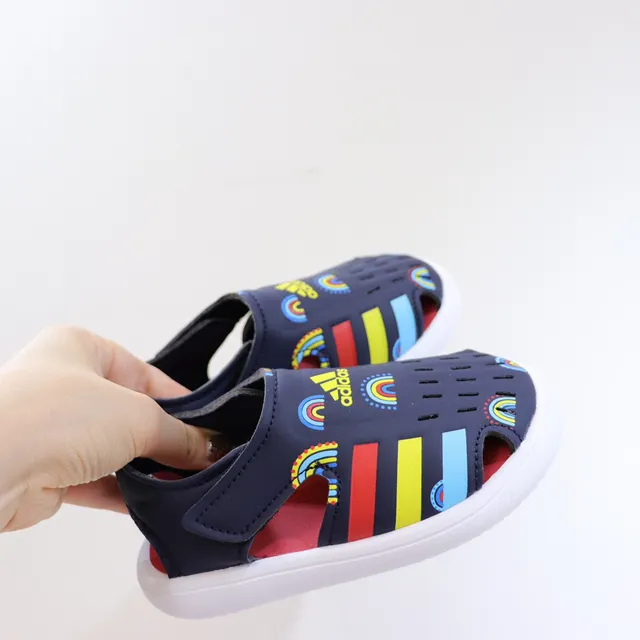 Adidas Adilette Aqua White Pink sandales casuales à enfiler avec tige perforé 23