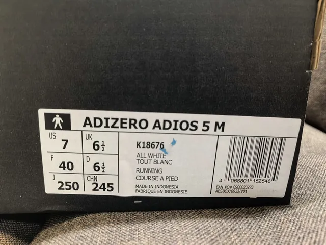 Adidas Adizero Adios Pro 5 Tênis de corrida brancos marrons 2