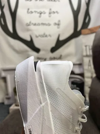 Adidas Adizero Adios Pro 5 Tênis de corrida brancos marrons 3