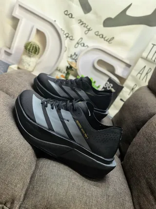 Adidas Adizero Adios Pro 5 Tênis de corrida brancos marrons 17