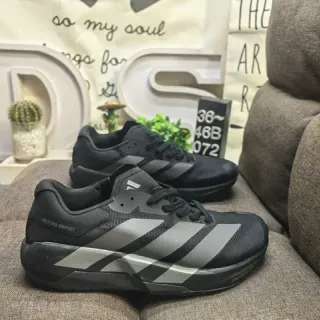 Adidas Adizero Dropshot Black and Metallic Silver Lifestyle Sneakers