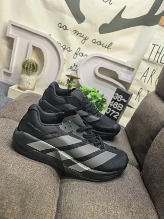 Adidas Adizero Dropshot Black and Metallic Silver Lifestyle Sneakers 9