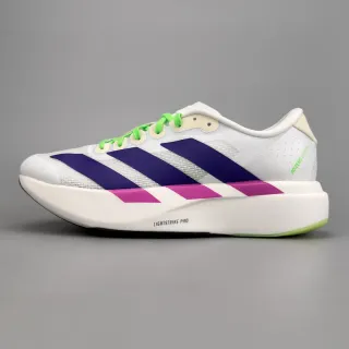 Adidas Adizero Evo 9 Blanc Violet Magenta Vert Citron Chaussures de course
