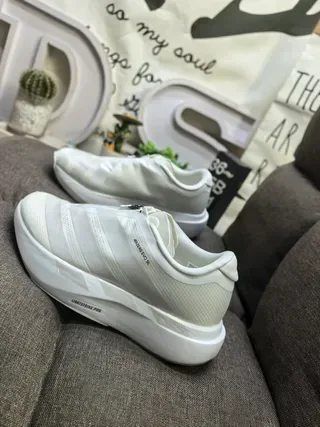 Adidas Adizero Evo SL White Lightstrike Pro Lifestyle Sneakers 7