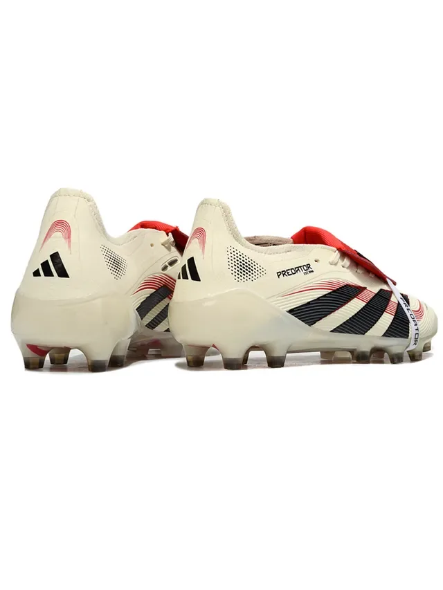 Adidas Beige Noir Bas Molded FG Cleat Textured Forefoot Firm-Ground Chaussures de Football 7
