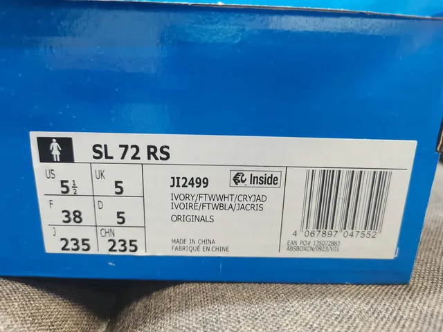 Adidas Beige Blue Retro Running Silhouette Suede And Textile Upper Lifestyle Sneakers 2