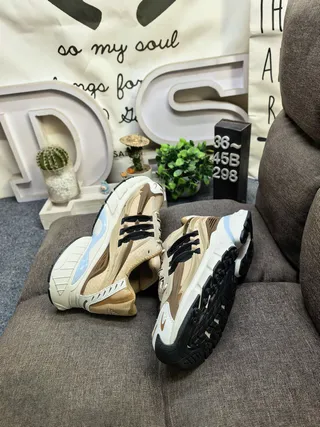 Adidas Beige Brown Silhouette Multi-Layered Upper Chunky Sneakers 6