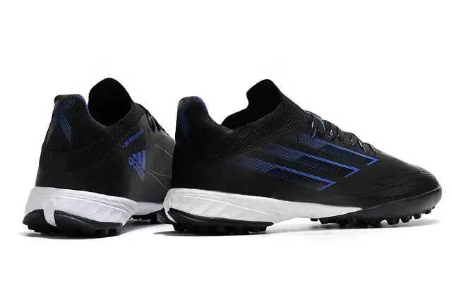 Adidas Black Blue Low-Cut Synthetic Upper Triple Stripes Sneakers 5