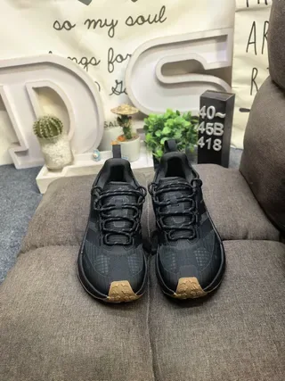 Adidas Black Brown Textile Upper Gum Rubber Outsole Lifestyle Sneakers 10