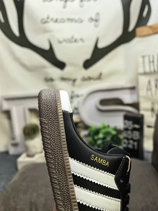 Adidas Noir Marron Supérieur Tissé Semelle Gomme Loafer 13