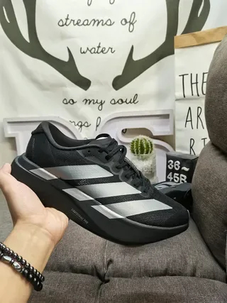 Adidas Chaussures Lifestyle Noir Argenté Tige en maille tricotée sculptée monolithe semelle intermédiaire 5