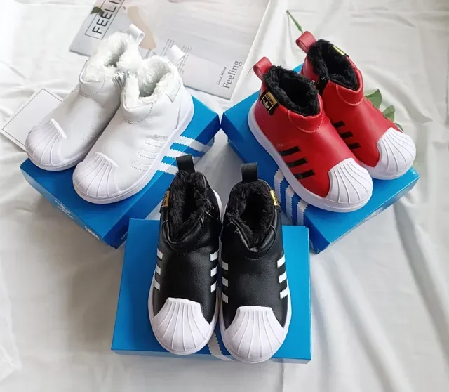 Adidas Black White High-Top Shell-Toe Lifestyle Sneakers 3