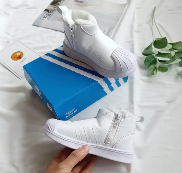Adidas Black White High-Top Shell-Toe Lifestyle Sneakers 10