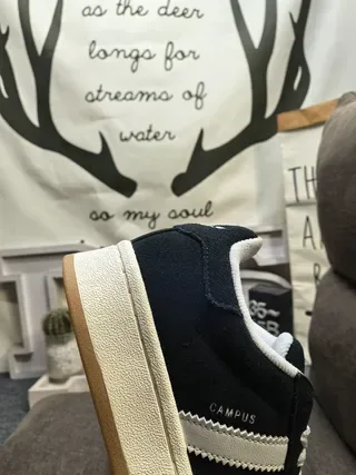 Adidas Campus Black and White Lifestyle Sneakers 3