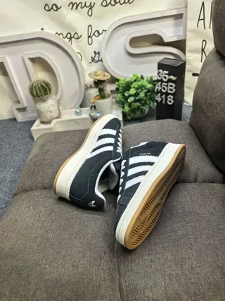 Adidas Campus Black and White Lifestyle Sneakers 6