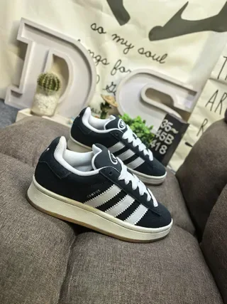 Adidas Campus Black and White Lifestyle Sneakers 9