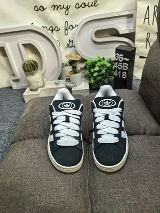 Adidas Campus Black and White Lifestyle Sneakers 10