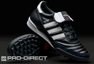 Adidas Copa Noir Blanc Cuir Supérieur Three-Stripe Side Turf Soccer Shoes 4