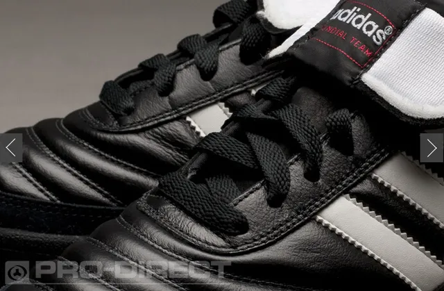 Adidas Copa Noir Blanc Cuir Supérieur Three-Stripe Side Turf Soccer Shoes 8