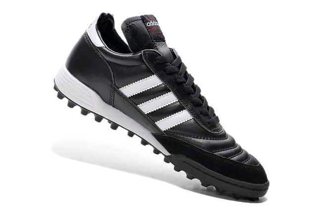 Adidas Copa Noir Blanc Cuir Supérieur Three-Stripe Side Turf Soccer Shoes 12