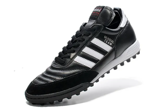 Adidas Copa Noir Blanc Cuir Supérieur Three-Stripe Side Turf Soccer Shoes 13