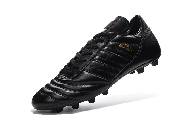 Adidas Copa Mundial Black Gold Firm-Ground Zapatos de fútbol 5