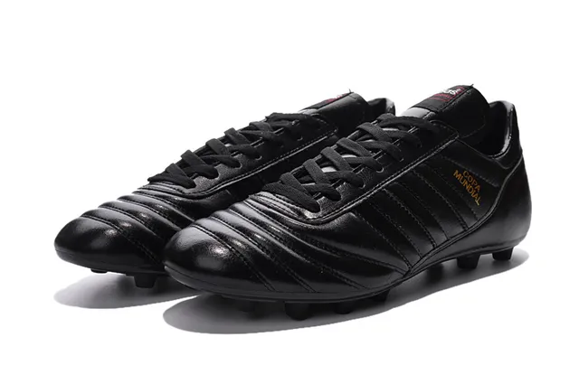 Adidas Copa Mundial Black Gold Firm-Ground Zapatos de fútbol 7