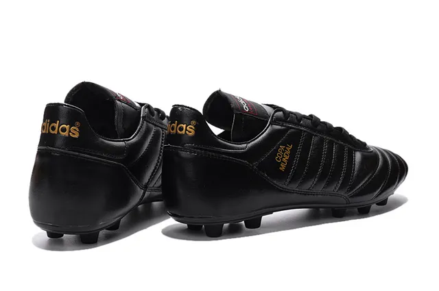 Adidas Copa Mundial Black Gold Firm-Ground Zapatos de fútbol 8
