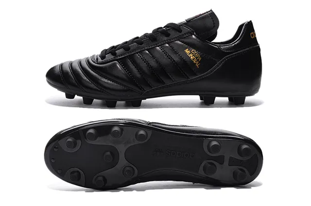 Adidas Copa Mundial Black Gold Firm-Ground Zapatos de fútbol 9