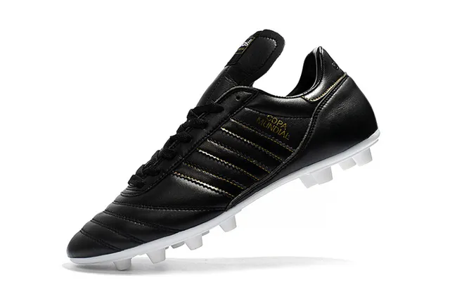Adidas Copa Mundial Black Gold फर्म-ग्राउंड फुटबॉल जूते 4