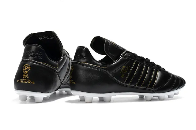 Adidas Copa Mundial Black Gold फर्म-ग्राउंड फुटबॉल जूते 7