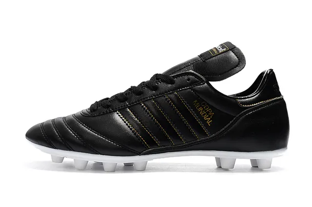 Adidas Copa Mundial Black Gold फर्म-ग्राउंड फुटबॉल जूते 10