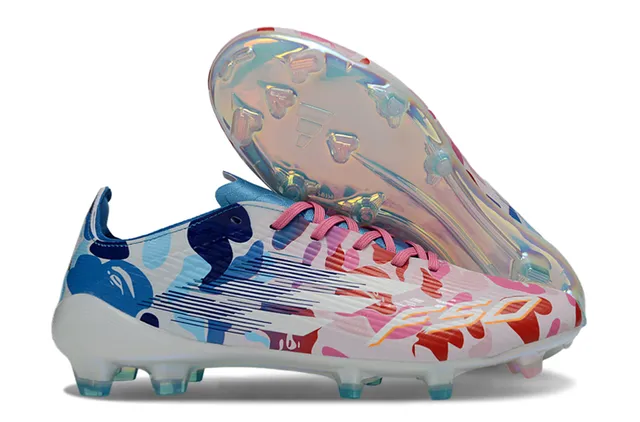 Adidas F50 Multicolor Camo Holográfico Zapatos de Fútbol para Tierra Firme 1