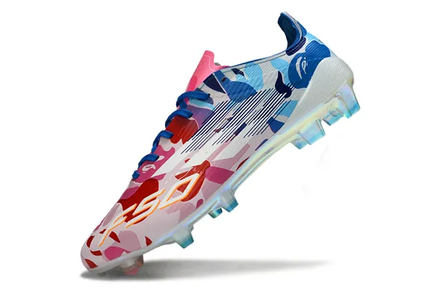 Adidas F50 Multicolor Camo Holográfico Zapatos de Fútbol para Tierra Firme 3