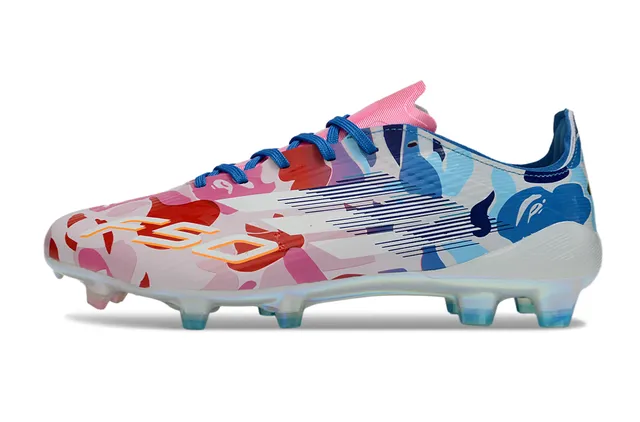 Adidas F50 Multicolor Camo Holográfico Zapatos de Fútbol para Tierra Firme 8