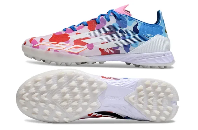 Adidas F50 Multicolore Floral Camo Chaussures de football pour gazon 4