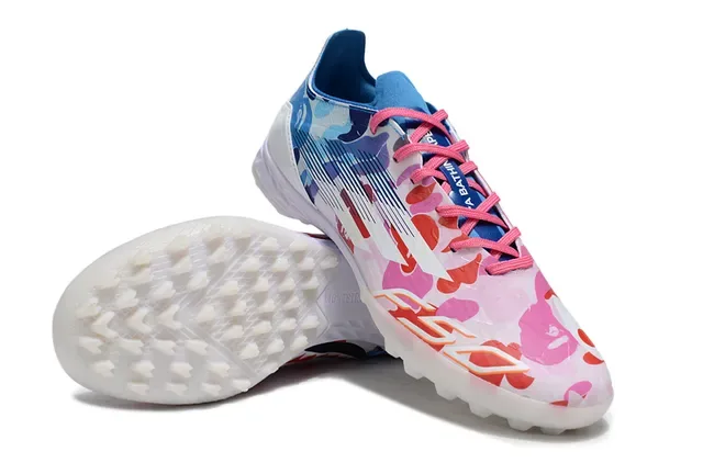 Adidas F50 Multicolore Floral Camo Chaussures de football pour gazon 6