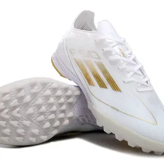 Adidas F50 Speedweb White Gold Turf Soccer Shoes