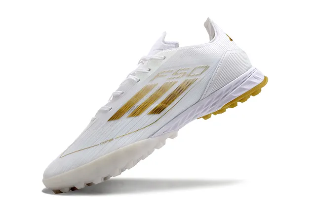 Adidas F50 Speedweb Or Blanc Chaussures de Football Gazon Artificiel 3