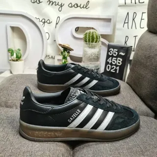 Adidas Gazelle Black and White Lifestyle Sneakers