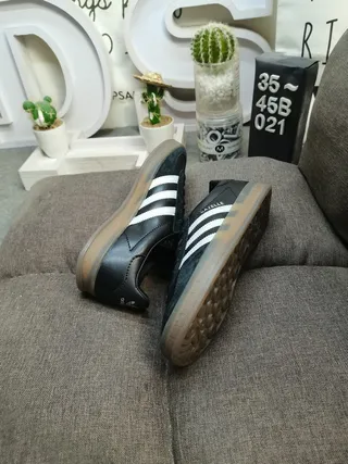 Adidas Gazelle Black and White Lifestyle Sneakers 6